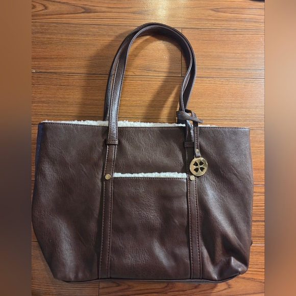 Naturalizer Handbags - Brown Faux Leather Naturalizer Purse